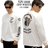 VANSON×TOM&JERRY TEE L/S T-SHIRT バンソン トムジェリ コラボ ロンTEE 天竺 長袖Tシャツ tjv-2526