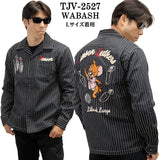 VANSON×TOM&JERRY TEILL L/S SHIRT バンソン トムとジェリー コラボ ツイル 長袖シャツ tjv-2527