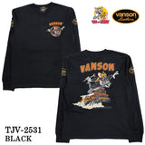 VANSON TOM&JERRY TEE L/S T-SHIRT バンソン トムとジェリー コラボ 天竺 ロンTEE 長袖Tシャツ tjv-2531