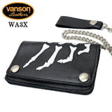 VANSON X-RAY LEATHER WALLET BONE バンソン レザー ウォレット ボーン 財布 wa3x