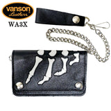VANSON X-RAY LEATHER WALLET BONE バンソン レザー ウォレット ボーン 財布 wa3x