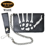 VANSON X-RAY LEATHER WALLET BONE バンソン レザー ウォレット ボーン 財布 wa3x
