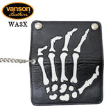 VANSON X-RAY LEATHER WALLET BONE バンソン レザー ウォレット ボーン 財布 wa3x