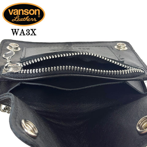 VANSON X-RAY LEATHER WALLET BONE バンソン レザー ウォレット ボーン 財布 wa3x