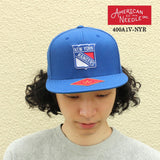 AMERICAN NEEDLE ベースボールキャップ NHL ニューヨーク・レンジャース 400a1v-nyr