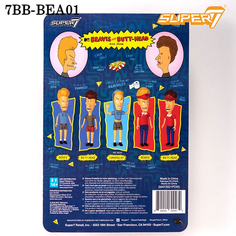 Super7 スーパーセブン リ・アクション フィギュア Beavis and Butt-Head ビーバス アンド バットヘッド 7BB-BEA01