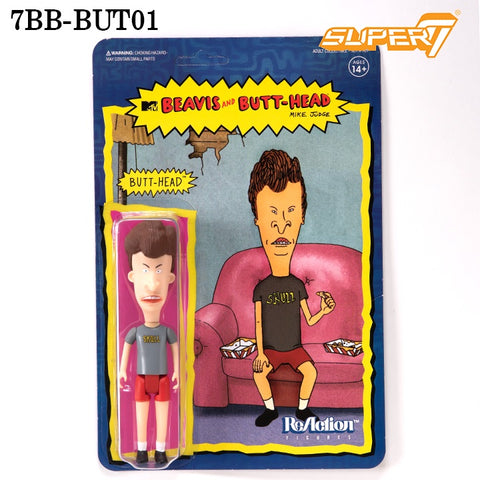 Super7 スーパーセブン リ・アクション フィギュア Beavis and Butt-Head ビーバス アンド バットヘッド 7BB-BUT01