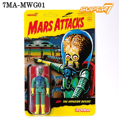 Super7 スーパーセブン リ・アクション フィギュア Mars Attacks マーズアタック 7MA-MWG01