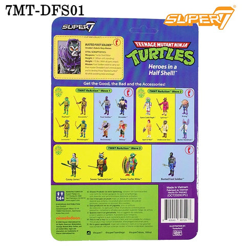 Super7 スーパーセブン リ・アクション フィギュア Mutant Ninja Turtles ミュータント ニンジャ タートルズ 7MT-DFS01
