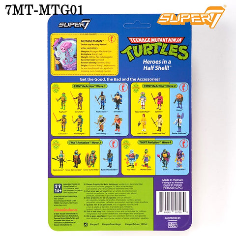 Super7 スーパーセブン リ・アクション フィギュア Mutant Ninja Turtles ミュータント ニンジャ タートルズ 7MT-MTG01