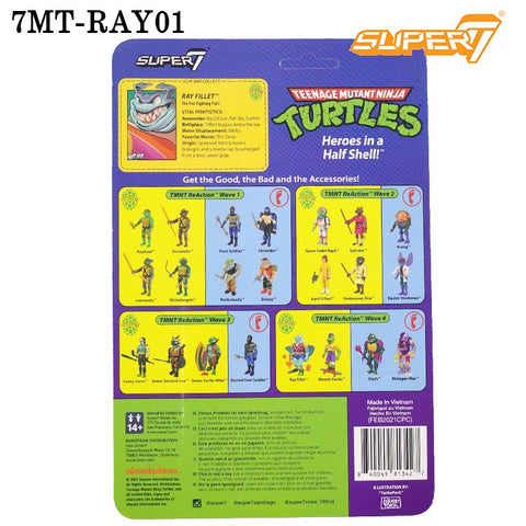 Super7 スーパーセブン リ・アクション フィギュア Mutant Ninja Turtles ミュータント ニンジャ タートルズ 7MT-RAY01