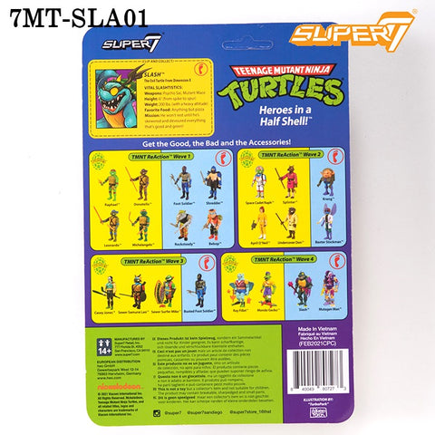 Super7 スーパーセブン リ・アクション フィギュア Mutant Ninja Turtles ミュータント ニンジャ タートルズ 7MT-SLA01
