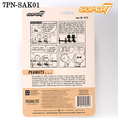 Super7 スーパーセブン リ・アクション フィギュア PEANUTS ピーナッツ SNOOPY スヌーピー 7pn-sak01