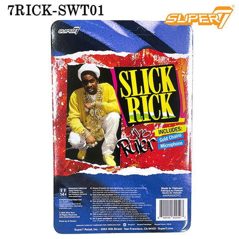 Super7 スーパーセブン リ・アクション フィギュア SLICK RICK The Get Fresh Crew スリック リック ゲット・フレッシュ・クルー 7RICK-SWT01