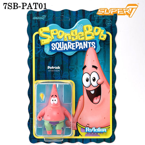 Super7 スーパーセブン リ・アクション フィギュア Sponge Bob スポンジ・ボブ シリーズ 7sb-pat01