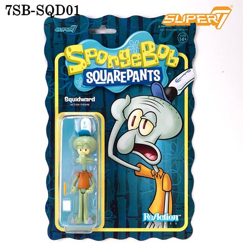 Super7 スーパーセブン リ・アクション フィギュア Sponge Bob スポンジ・ボブ シリーズ 7sb-sqd01