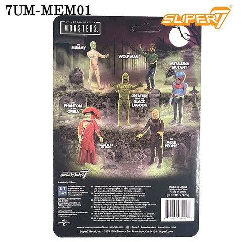 Super7 スーパーセブン リ・アクション フィギュア Universal Monsters ユニバーサルモンスター シリーズ 7UM-MEM01