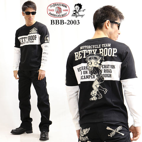 長袖Tシャツ THE BRAVEMAN×BETTY BOOP bbb-2003