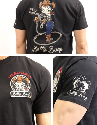 ベア天竺 半袖Tシャツ THE BRAVEMAN×BETTY BOOP bbb-2013