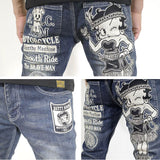 スキニーデニムパンツ THE BRAVEMAN×BETTY BOOP bbb-2023