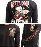 天竺長袖Tシャツ THE BRAVEMAN×BETTY BOOP bbb-2035