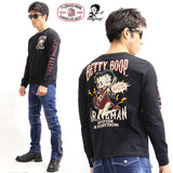 天竺長袖Tシャツ THE BRAVEMAN×BETTY BOOP bbb-2035