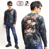 天竺長袖Tシャツ THE BRAVEMAN×BETTY BOOP bbb-2035