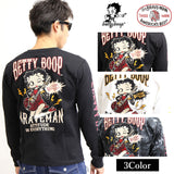 天竺長袖Tシャツ THE BRAVEMAN×BETTY BOOP bbb-2035