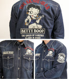 デニムシャツ THE BRAVEMAN×BETTY BOOP bbb-2040