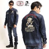 デニムシャツ THE BRAVEMAN×BETTY BOOP bbb-2040