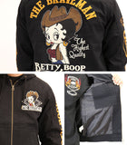 ダック生地ZIPパーカー THE BRAVEMAN×BETTY BOOP bbb-2043