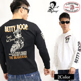 天竺長袖Tシャツ THE BRAVEMAN×BETTY BOOP bbb-2101