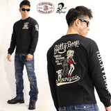 天竺長袖Tシャツ THE BRAVEMAN×BETTY BOOP bbb-2102