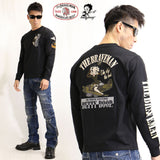 天竺長袖Tシャツ THE BRAVEMAN×BETTY BOOP bbb-2103