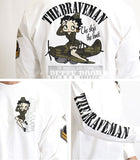 天竺長袖Tシャツ THE BRAVEMAN×BETTY BOOP bbb-2103