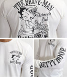 ドライロンTEE THE BRAVEMAN×BETTY BOOP 長袖Tシャツ bbb-2107