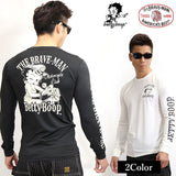 ドライロンTEE THE BRAVEMAN×BETTY BOOP 長袖Tシャツ bbb-2107