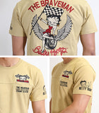 半袖Tシャツ THE BRAVEMAN×BETTY BOOP ポケット付き bbb-2113