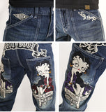 デニムパンツ THE BRAVEMAN×BETTY BOOP bbb-2123