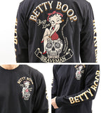 ベア天竺長袖Tシャツ THE BRAVEMAN×BETTY BOOP bbb-2128