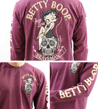 ベア天竺長袖Tシャツ THE BRAVEMAN×BETTY BOOP bbb-2128