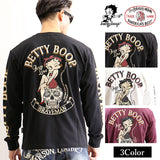 ベア天竺長袖Tシャツ THE BRAVEMAN×BETTY BOOP bbb-2128