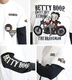 フェイク長袖Tシャツ THE BRAVEMAN×BETTY BOOP bbb-2129