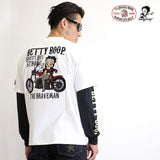 フェイク長袖Tシャツ THE BRAVEMAN×BETTY BOOP bbb-2129