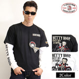 フェイク長袖Tシャツ THE BRAVEMAN×BETTY BOOP bbb-2129