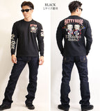 天竺長袖Tシャツ THE BRAVEMAN×BETTY BOOP bbb-2131