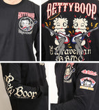 天竺長袖Tシャツ THE BRAVEMAN×BETTY BOOP bbb-2131