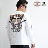 天竺長袖Tシャツ THE BRAVEMAN×BETTY BOOP bbb-2131