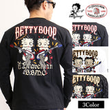 天竺長袖Tシャツ THE BRAVEMAN×BETTY BOOP bbb-2131