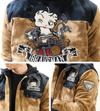 脱着フード付きCPOシャツ THE BRAVEMAN×BETTY BOOP bbb-2133